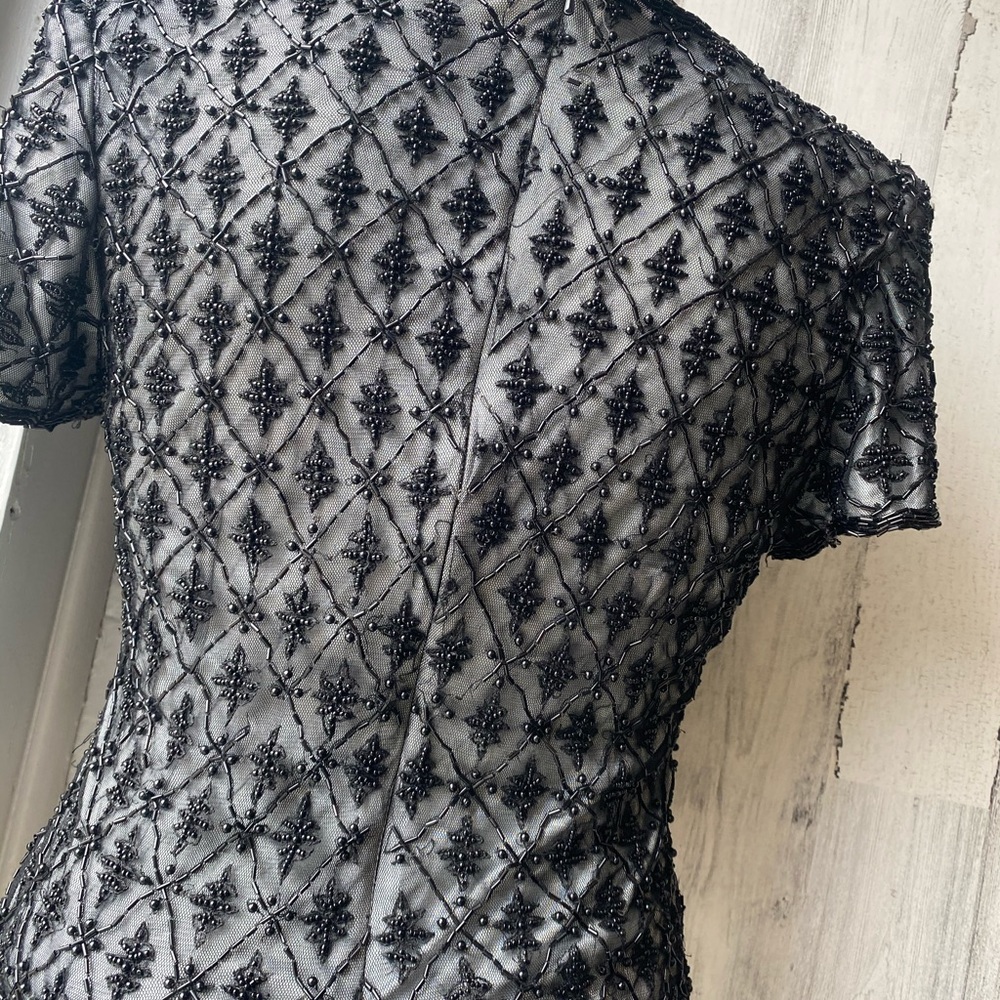 Laurence Kazar Beaded Blouse Pl View 5